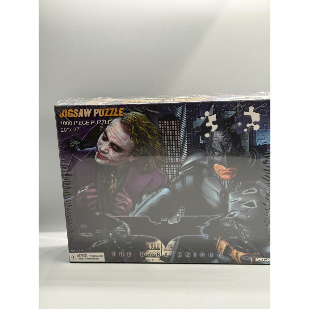 NECA The Dark Knight Batman vs Joker 1000 Piece Jigsaw Puzzle 20x27 New Sealed